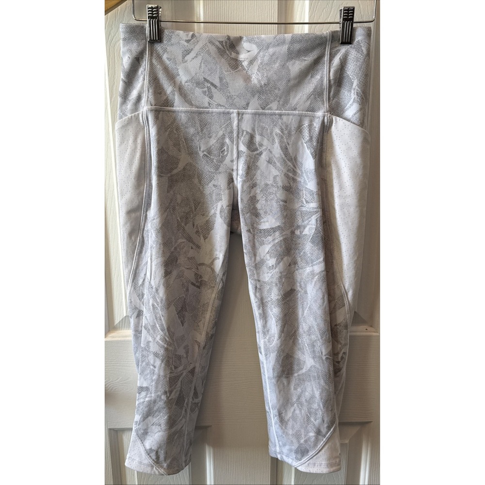 Lululemon Breezy Leggings Women’s Size 10 Gray Textured Activewear Pants